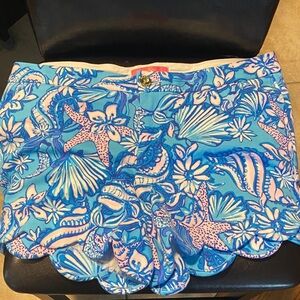 Lilly Pulitzer Blue and Pink Shorts